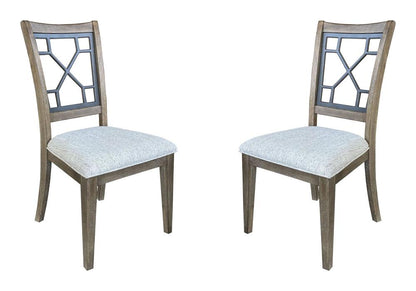 Parker House - Sundance Dining - Sandstone Grid Dining Chair (Set of 2) - DSUN#2018-2-SS_CLOSEOUT veiw 1