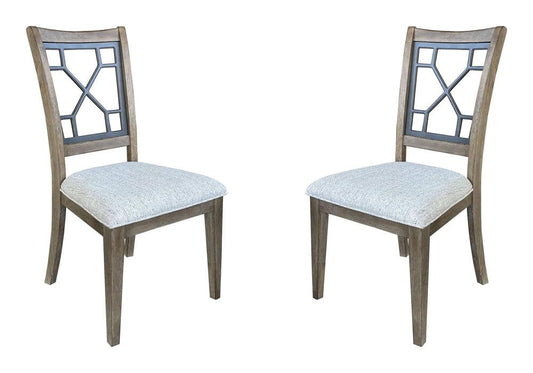 Parker House - Sundance Dining - Sandstone Grid Dining Chair (Set of 2) - DSUN#2018-2-SS_CLOSEOUT veiw 1