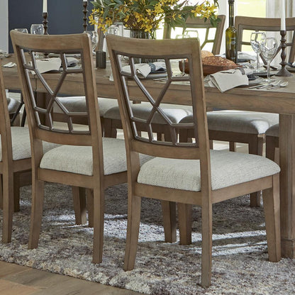 Parker House - Sundance Dining - Sandstone Grid Dining Chair (Set of 2) - DSUN#2018-2-SS_CLOSEOUT veiw 3