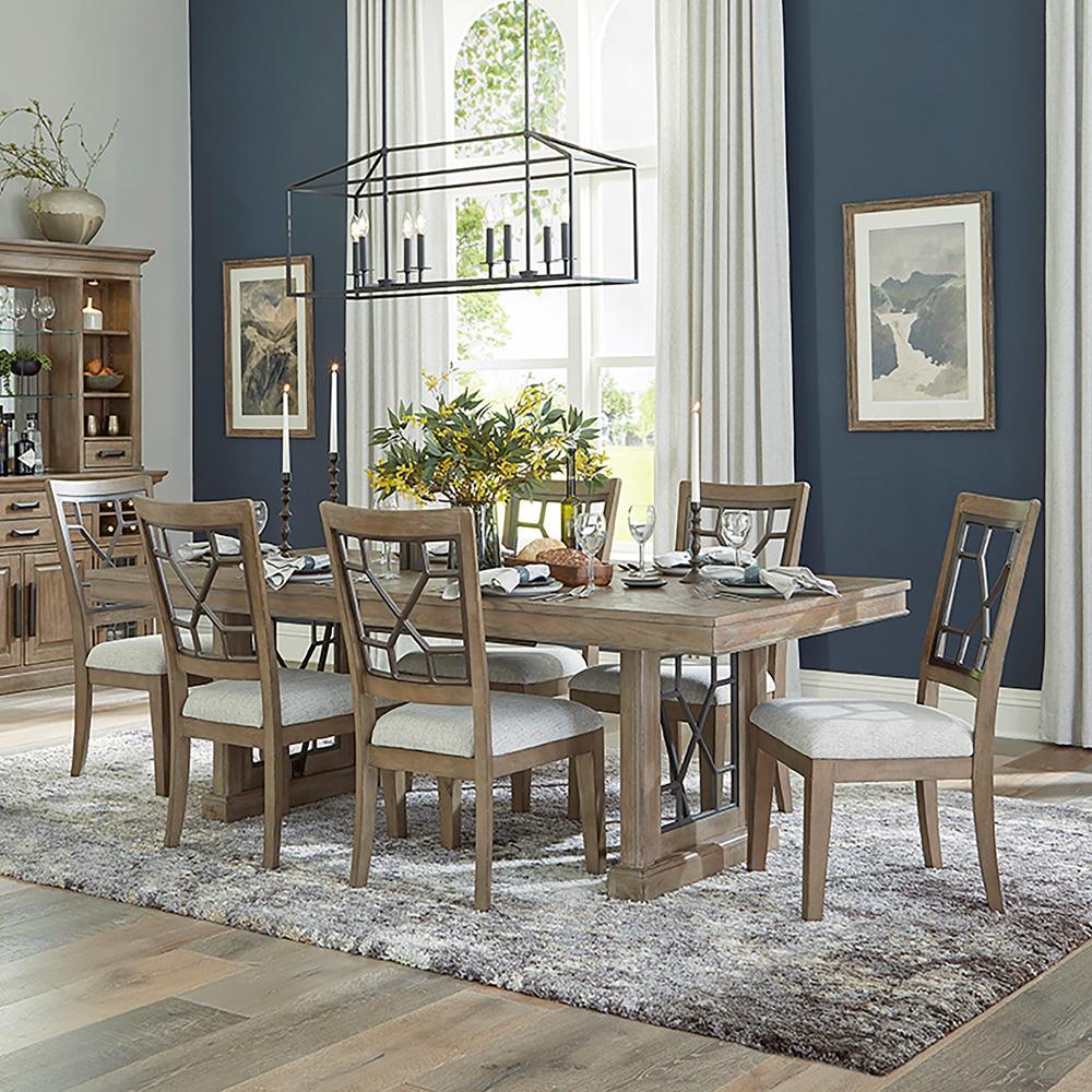 Parker House - Sundance Dining - Sandstone Grid Dining Chair (Set of 2) - DSUN#2018-2-SS_CLOSEOUT veiw 4