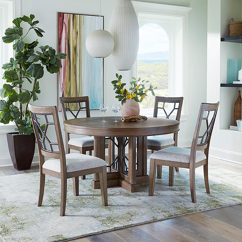Parker House - Sundance Dining - Sandstone Grid Dining Chair (Set of 2) - DSUN#2018-2-SS_CLOSEOUT veiw 5