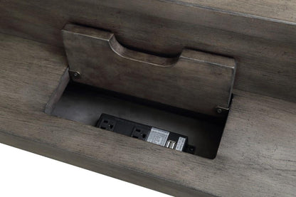 Parker House - Sundance Everywhere Console Table in Smokey Grey - SUN09-SGR veiw 2