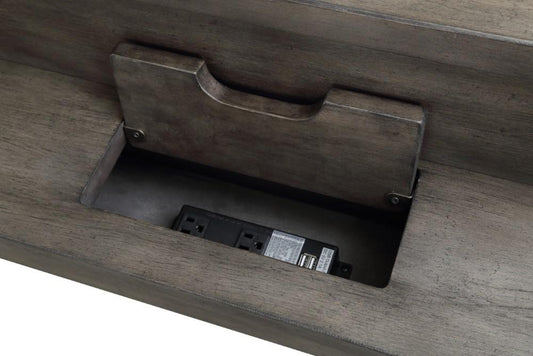 Parker House - Sundance Everywhere Console Table in Smokey Grey - SUN09-SGR veiw 2