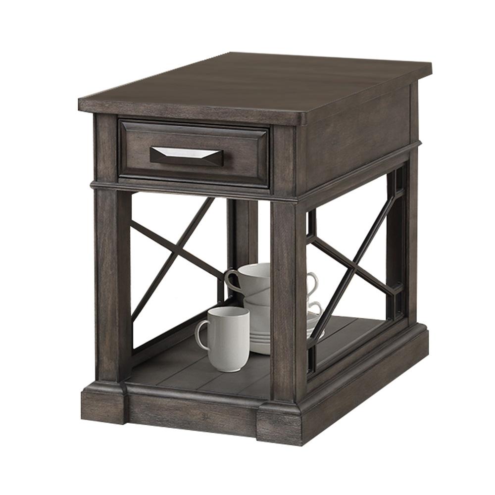 Parker House - Sundance - Smokey Grey Cocktail Table with 2 Chairside Tables and Console Table with 3 Stools - SUN-7PC-01-06-09-4-SGR veiw 3