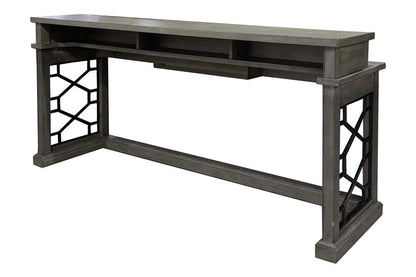 Parker House - Sundance - Smokey Grey Cocktail Table with 2 Chairside Tables and Console Table with 3 Stools - SUN-7PC-01-06-09-4-SGR veiw 4