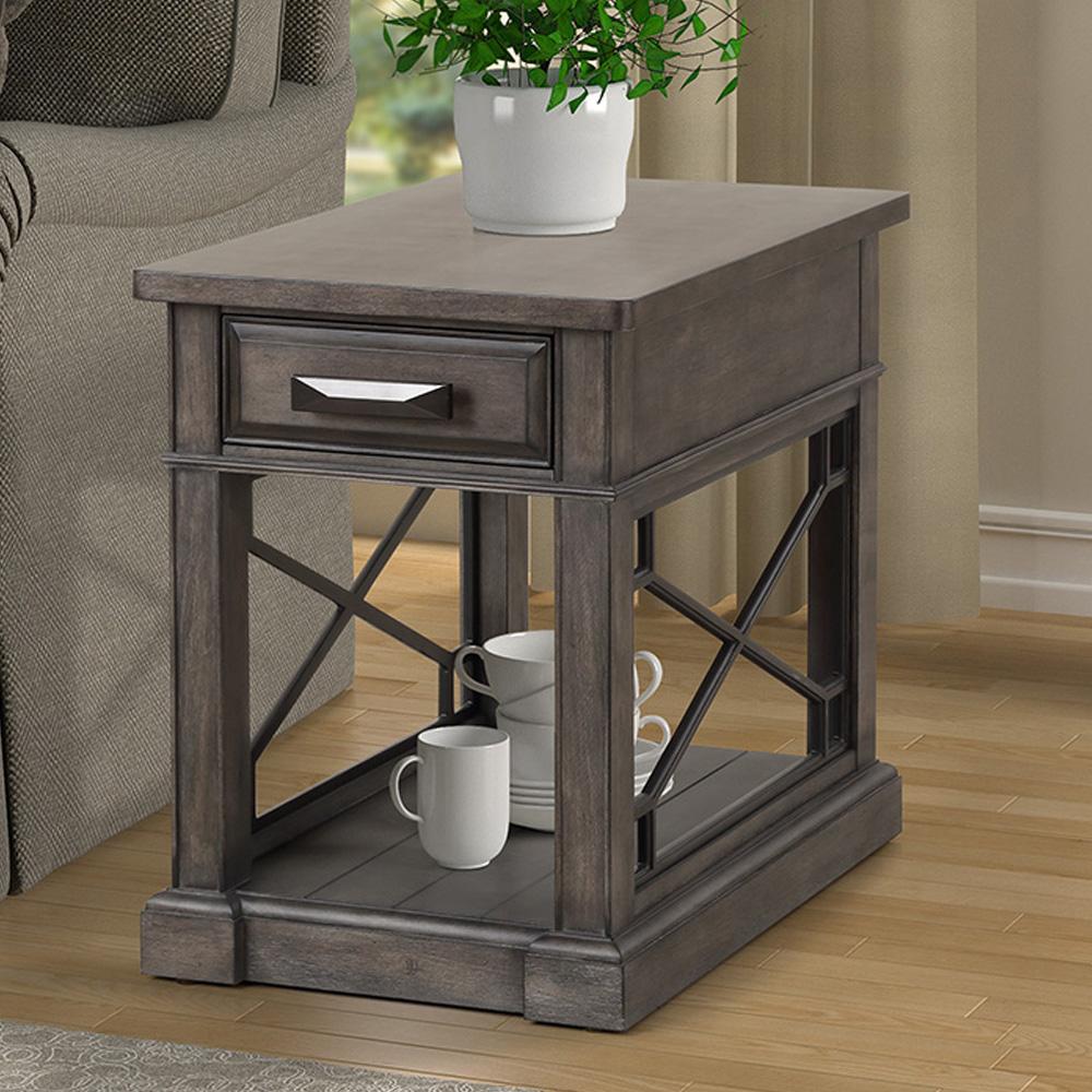 Parker House - Sundance - Smokey Grey Cocktail Table with 2 Chairside Tables and Console Table - SUN-4PC-01-06-09-SGR veiw 5