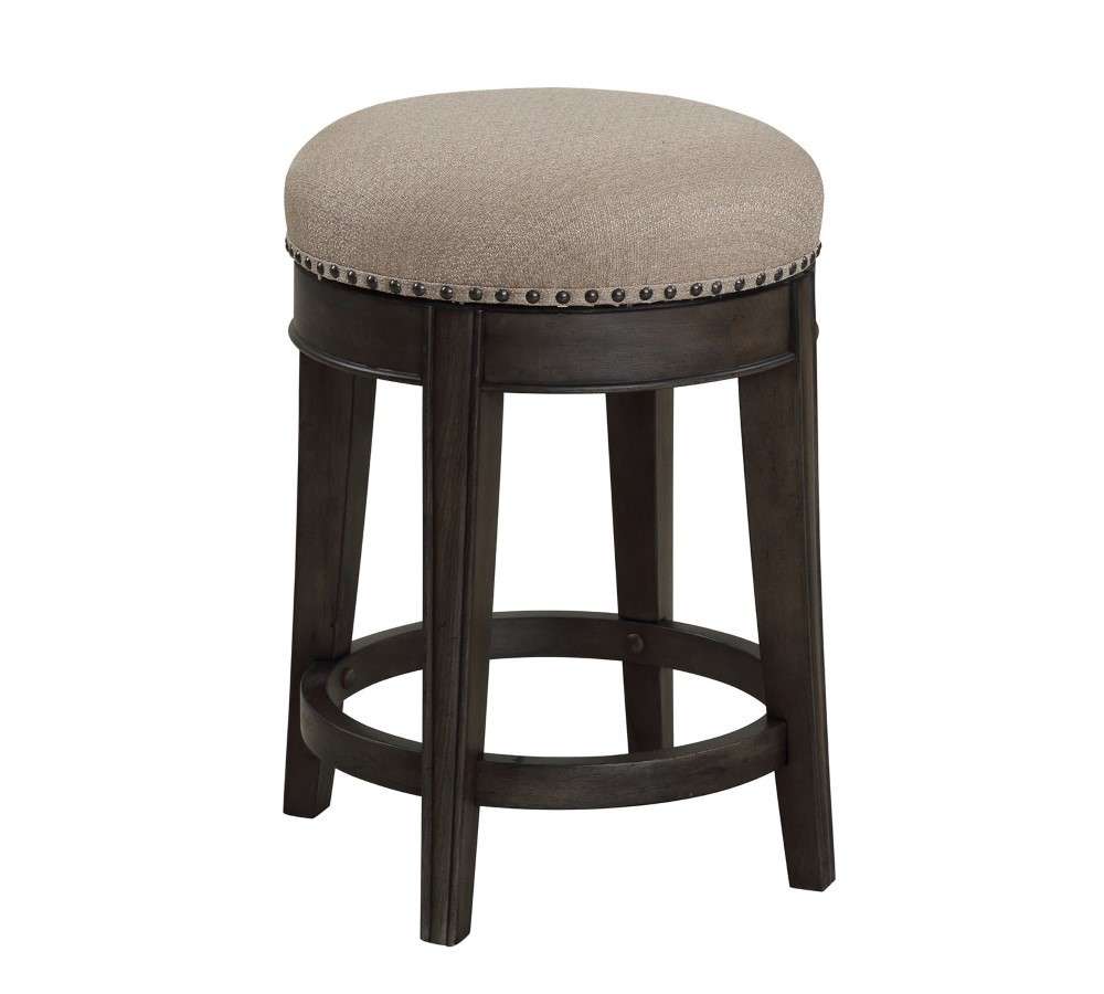 Parker House - Sundance Smokey Grey Swivel Stool - SUN1026-SGR veiw 1
