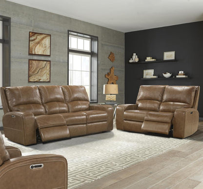 Parker House - Swift - Bourbon Power Reclining Sofa and Loveseat - MSWI-32PH-BOU view 3