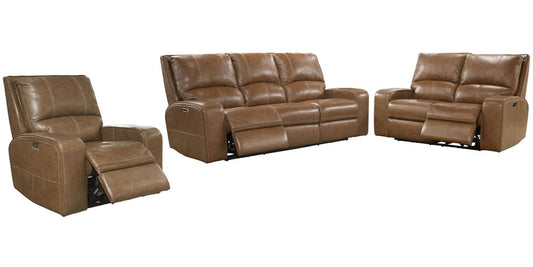 Parker House - Swift - Bourbon Power Reclining Sofa Loveseat and Recliner - MSWI-321PH-BOU view 1