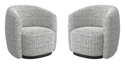 Parker House - Tatum - Nightshade Swivel Accent Chair (Set of 2) - STAT#912S-2-NTSH view 1