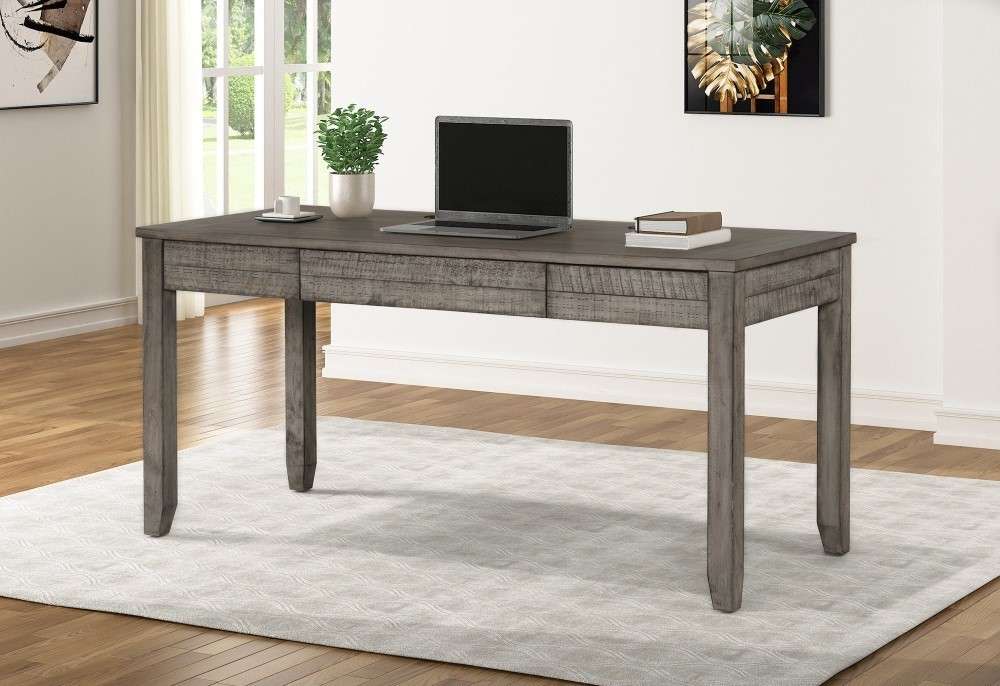 Parker House - Tempe Grey Stone 65 in. Writing Desk - TEM363D-GST veiw 1