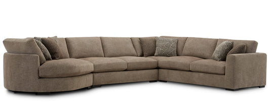 Parker House - The Bump - Alistair Fossil 4 Piece Modular Sectional - SBMP-PACK4A-ALFS view 1