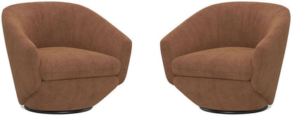 Parker House -  The Twist - Elise Rust Swivel Chair (Set of 2) - STWI#912S-2-ELRS veiw 3