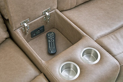Parker House - Theon - Stokes Toffee 7 Piece Modular Manual Reclining Sectional and Entertainment Console - Stokes Toffee - MTH-KIT-7T-STOF view 2
