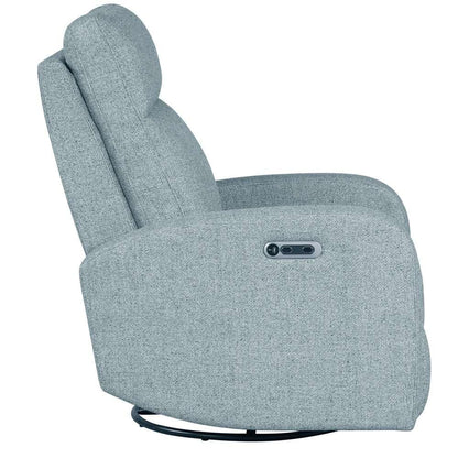 Parker House -  Thriller - Natural Beauty Blue Power Swivel Glider Recliner (Set of 2) - MTHR#812GSP-2-NBB veiw 4