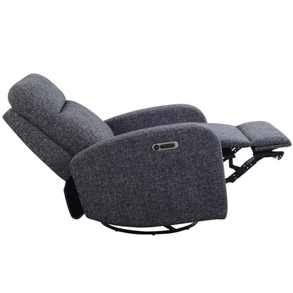 Parker House - Thriller - Natural Beauty Denim Power Swivel Glider Recliner - MTHR#812GSP-NBD view 6