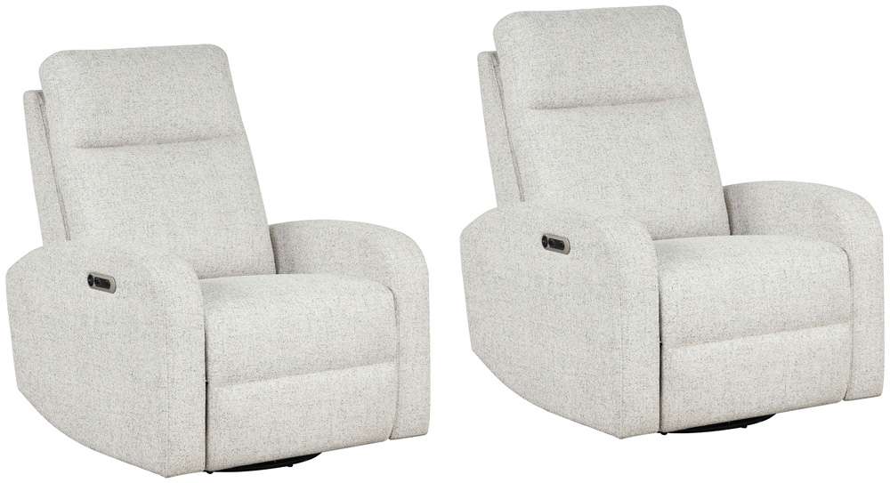 Parker House -  Thriller - Natural Beauty Quartz Power Swivel Glider Recliner (Set of 2) - MTHR#812GSP-2-NBQ view 1