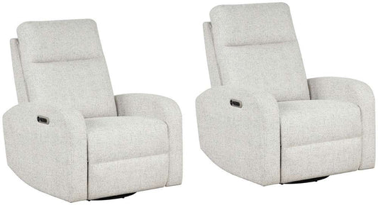 Parker House -  Thriller - Natural Beauty Quartz Power Swivel Glider Recliner (Set of 2) - MTHR#812GSP-2-NBQ view 1