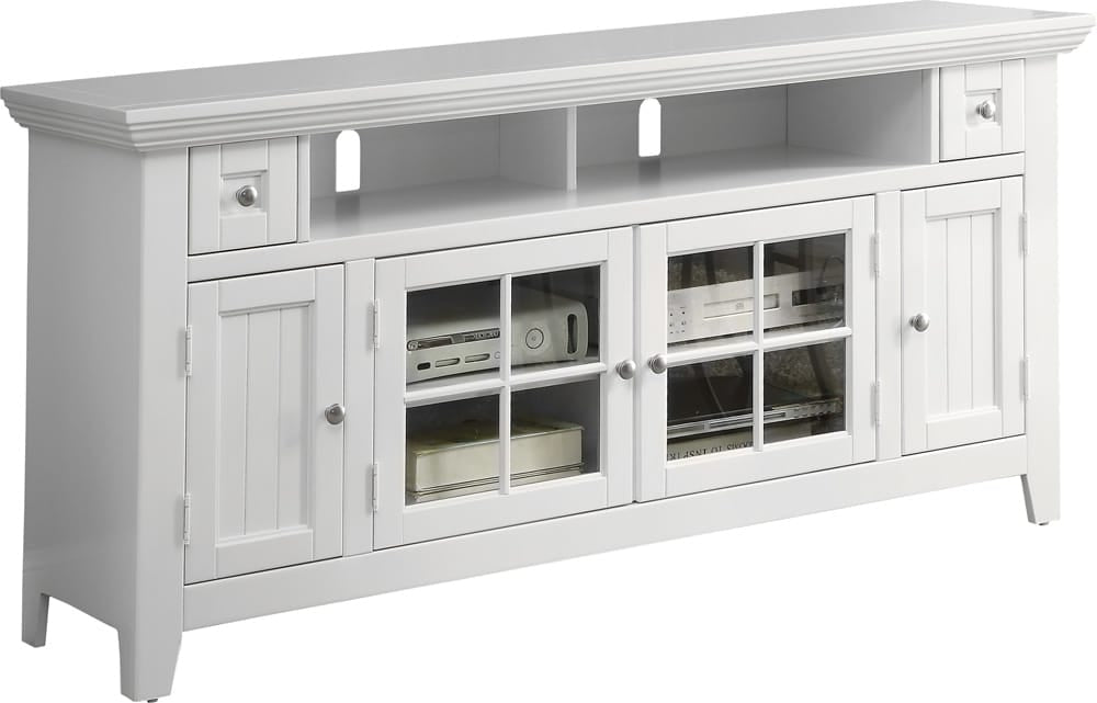 Parker House - Tidewater 62in TV Console in Vintage White - TID#62 view 1