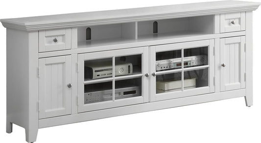 Parker House - Tidewater 72in TV Console in Vintage White - TID#72 view 1