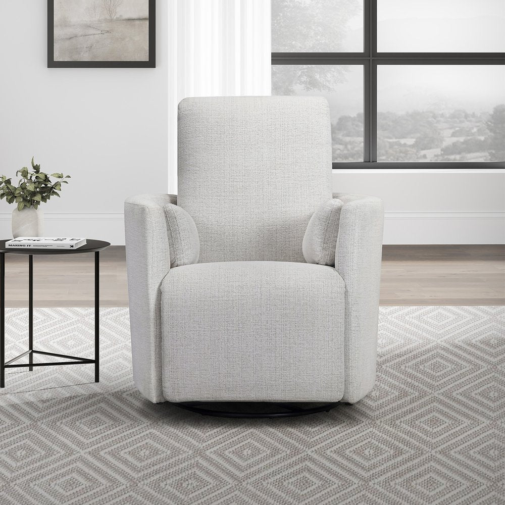 Parker House - Turner - Acadia White Manual Swivel Glider Recliner - Acadia White - MTUR-812GS-ACWH view 3