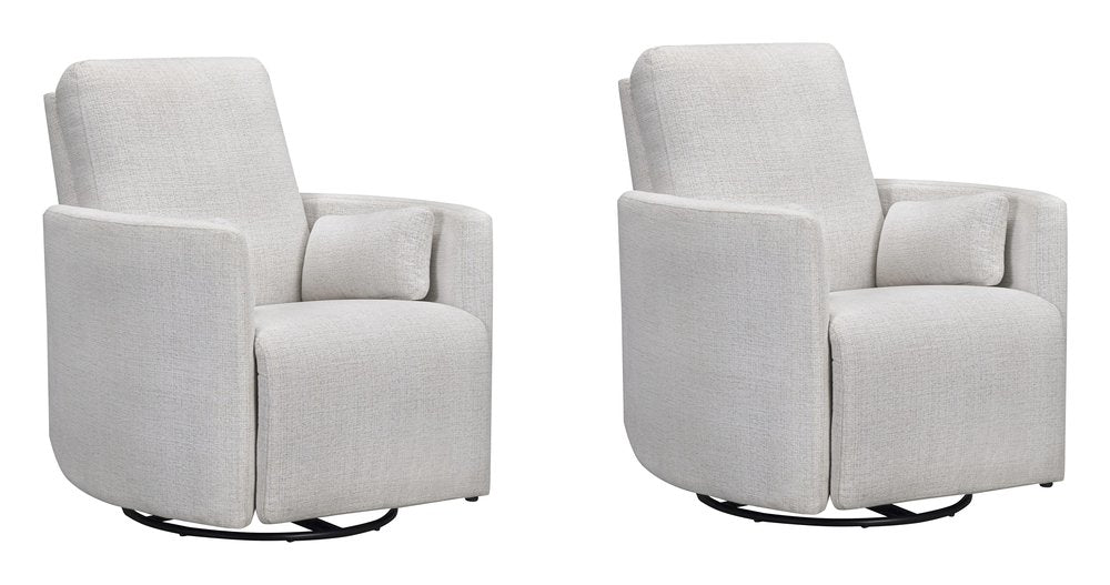 Parker House - Turner - Acadia White Manual Swivel Glider Recliner (Set of 2) - Acadia White - MTUR-KIT-812GS-2-ACWH view 1