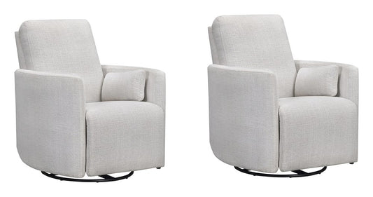 Parker House - Turner - Acadia White Manual Swivel Glider Recliner (Set of 2) - Acadia White - MTUR-KIT-812GS-2-ACWH view 1