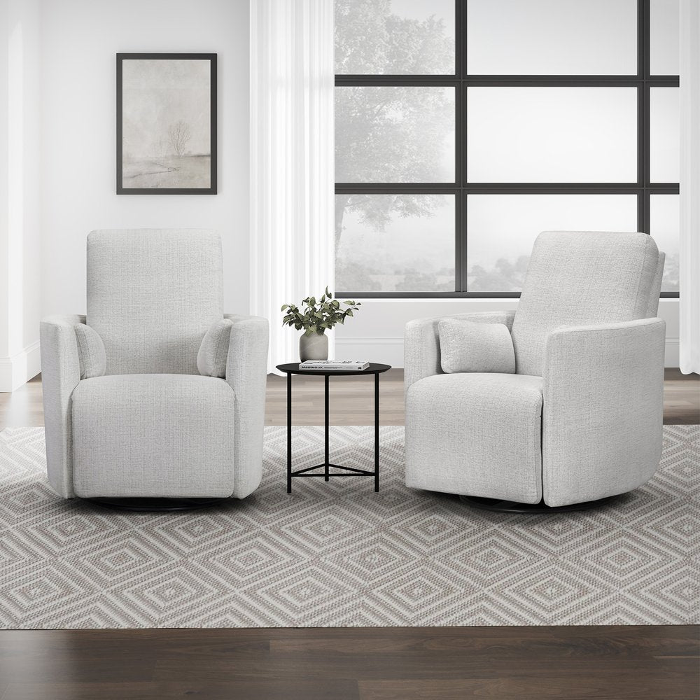 Parker House - Turner - Acadia White Manual Swivel Glider Recliner (Set of 2) - Acadia White - MTUR-KIT-812GS-2-ACWH view 2