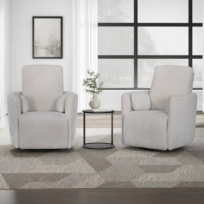 Parker House - Turner - Mascarpone Manual Swivel Glider Recliner (Set of 2) - Mascarpone - MTUR-KIT-812GS-2-MSCP view 11
