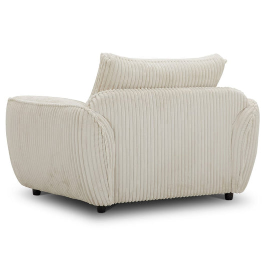 Parker House - Utopia - Mega Ivory Chair and A Half - with Lumbar Pillow - SUTP#912-MGIV view 2