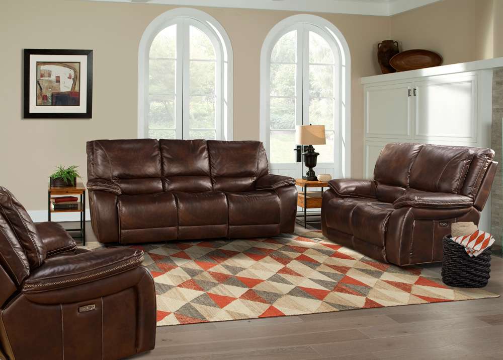 Parker House - Vail - Burnt Sienna Power Reclining Sofa Loveseat and Recliner - MVAI-321PH-BUR view 2