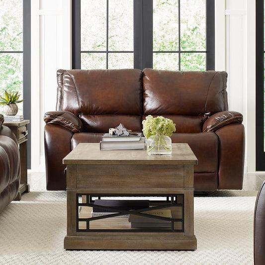 Parker House - Vail Power Loveseat in Burnt Sienna - MVAI822PH-BUR veiw 2