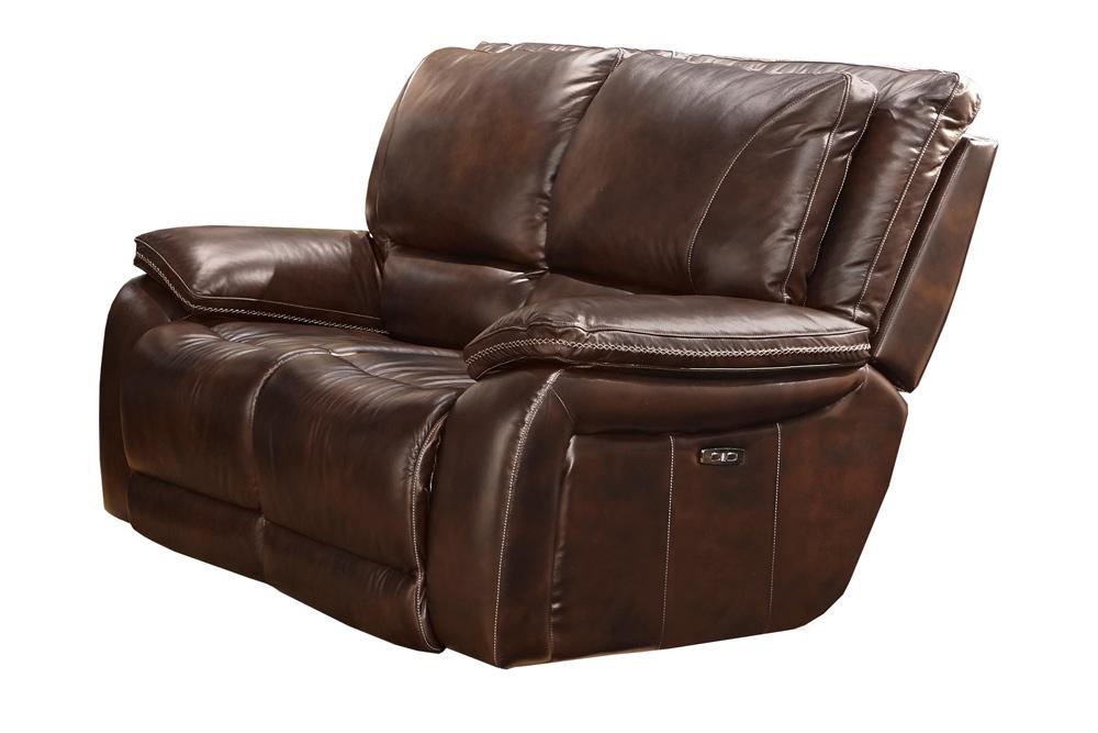 Parker House - Vail Power Loveseat in Burnt Sienna - MVAI822PH-BUR veiw 3