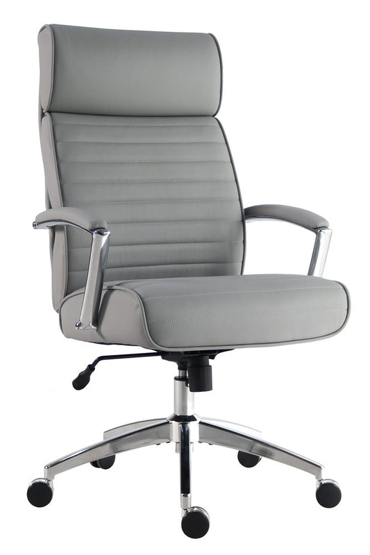 Parker House - Vegan Leather Tall Desk Chair - Softy Grey - DC-602-SFGR view 1