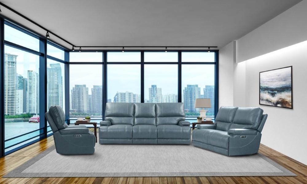 Parker House - Whitman Power Cordless Loveseat in Verona Azure - MWHI822PH-P25-VAZ view 5