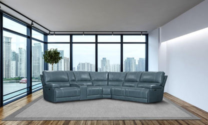 Parker House - Whitman Verona Azure 6-Piece Sectional - Package A - MWHI-PACKA(H)-P50-VAZ view 3
