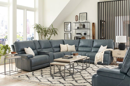Parker House - Whitman Verona Azure 6-Piece Sectional - Package A - MWHI-PACKA(H)-P50-VAZ view 4