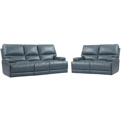 Parker House - Whitman - Verona Azure - Powered By Freemotion Power Reclining Sofa and Loveseat - MWHI-32PH-P25-VAZ view 1