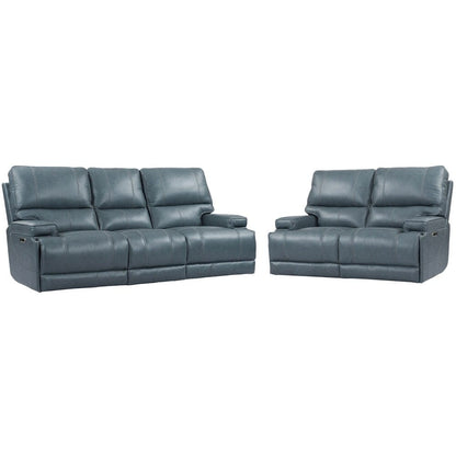 Parker House - Whitman - Verona Azure - Powered By Freemotion Power Reclining Sofa and Loveseat - MWHI-32PH-P25-VAZ view 3