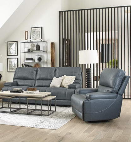 Parker House - Whitman - Verona Azure - Powered By Freemotion Power Reclining Sofa and Recliner - MWHI-31PH-P25-VAZ view 2