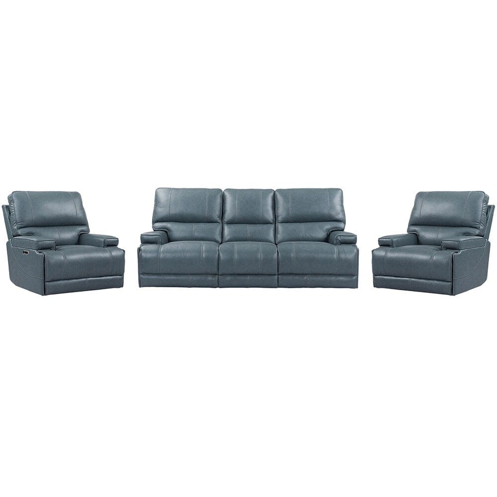 Parker House - Whitman - Verona Azure - Powered By Freemotion Power Reclining Sofa and Two Recliners - MWHI-311PH-P25-VAZ view 1