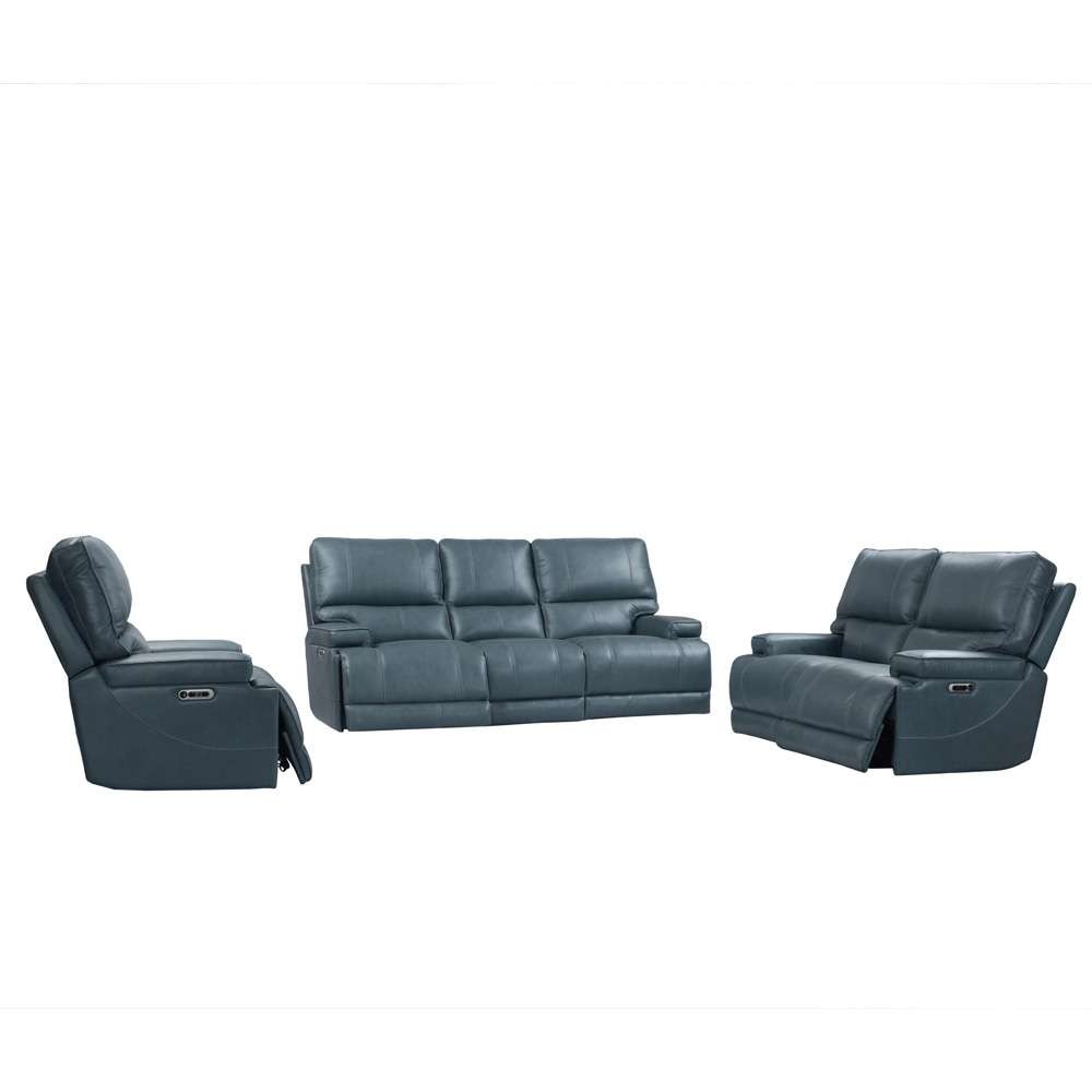 Parker House - Whitman - Verona Azure - Powered By Freemotion Power Reclining Sofa Loveseat and Recliner - MWHI-321PH-P25-VAZ view 1