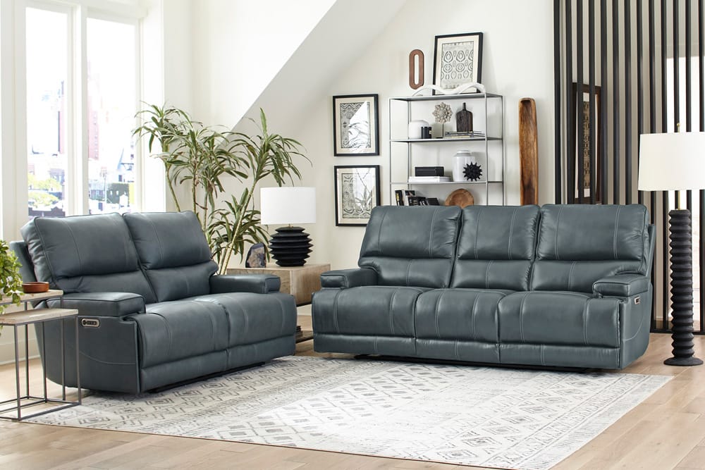 Parker House - Whitman - Verona Azure - Powered By Freemotion Power Reclining Sofa Loveseat and Recliner - MWHI-321PH-P25-VAZ view 3