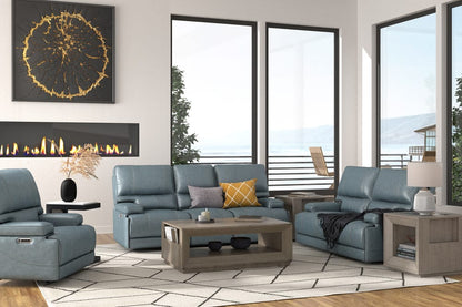 Parker House - Whitman - Verona Azure - Powered By Freemotion Power Reclining Sofa Loveseat and Recliner - MWHI-321PH-P25-VAZ view 7