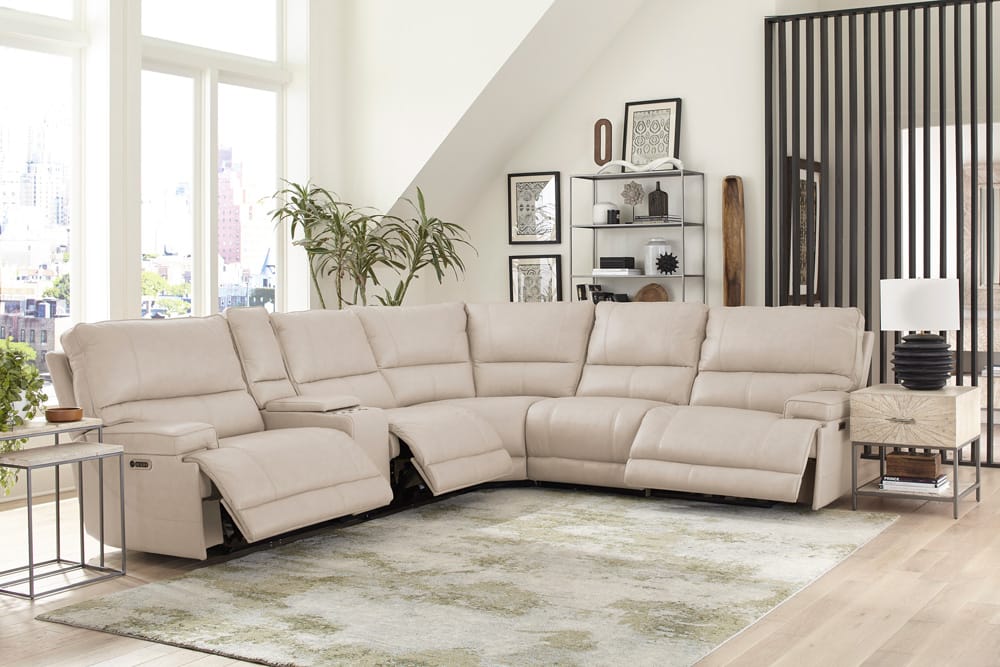 Parker House - Whitman Verona Linen 6-Piece Sectional - Package A - MWHI-PACKA(H)-P50-VLI view 4