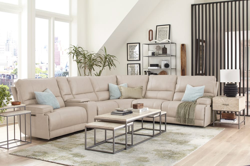 Parker House - Whitman Verona Linen 6-Piece Sectional - Package A - MWHI-PACKA(H)-P50-VLI view 5