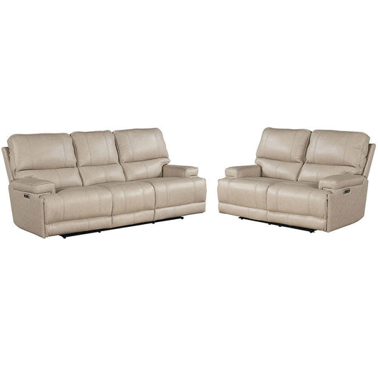 Parker House - Whitman - Verona Linen - Powered By Freemotion Power Reclining Sofa and Loveseat - MWHI-32PH-P25-VLI view 1
