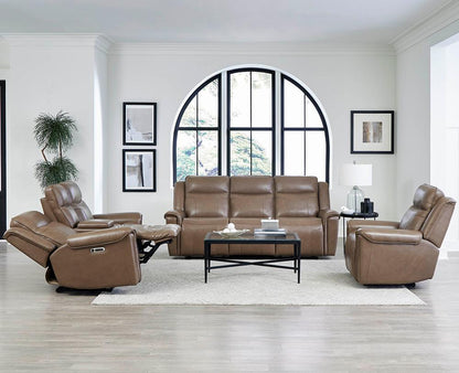 Parker House - Atlantis - Smooth Latte Power Reclining Zero Gravity Sofa, Loveseat and Recliner - MATL-321PHZ-SMLT veiw 4