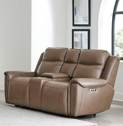 Parker House - Atlantis - Smooth Latte Power Reclining Zero Gravity Sofa, Loveseat and Recliner - MATL-321PHZ-SMLT veiw 6