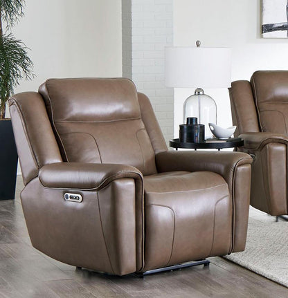 Parker House - Atlantis - Smooth Latte Power Reclining Zero Gravity Sofa, Loveseat and Recliner - MATL-321PHZ-SMLT veiw 7